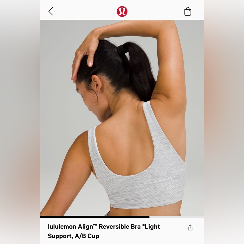 Lululemon Align REVERSIBLE Bra